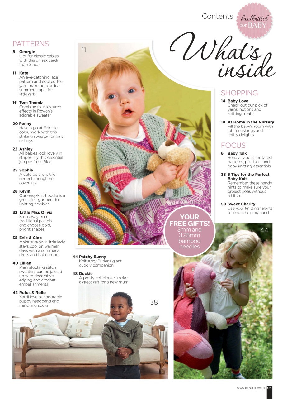 Let's Knit Preview Pages