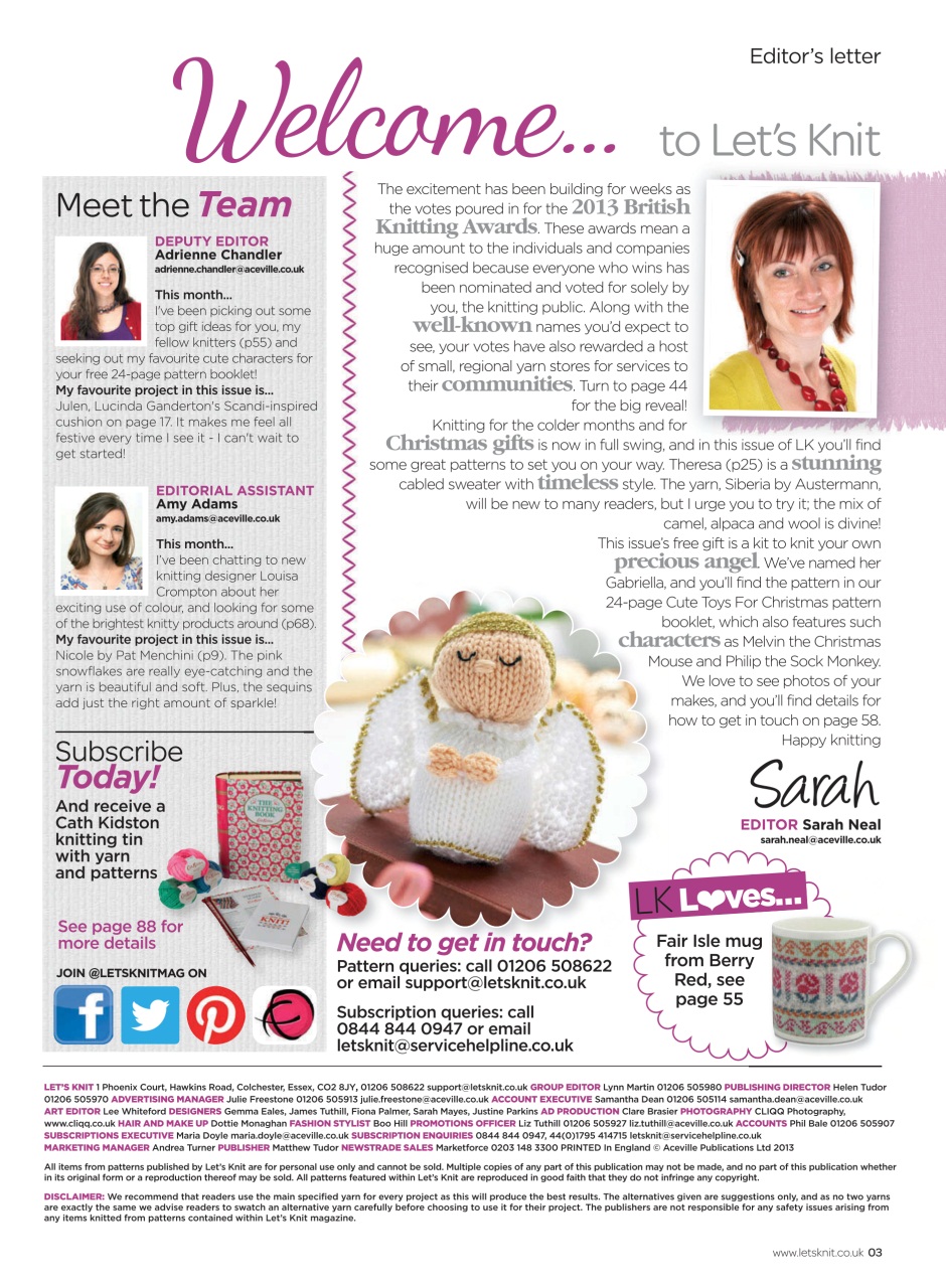 Let's Knit Preview Pages