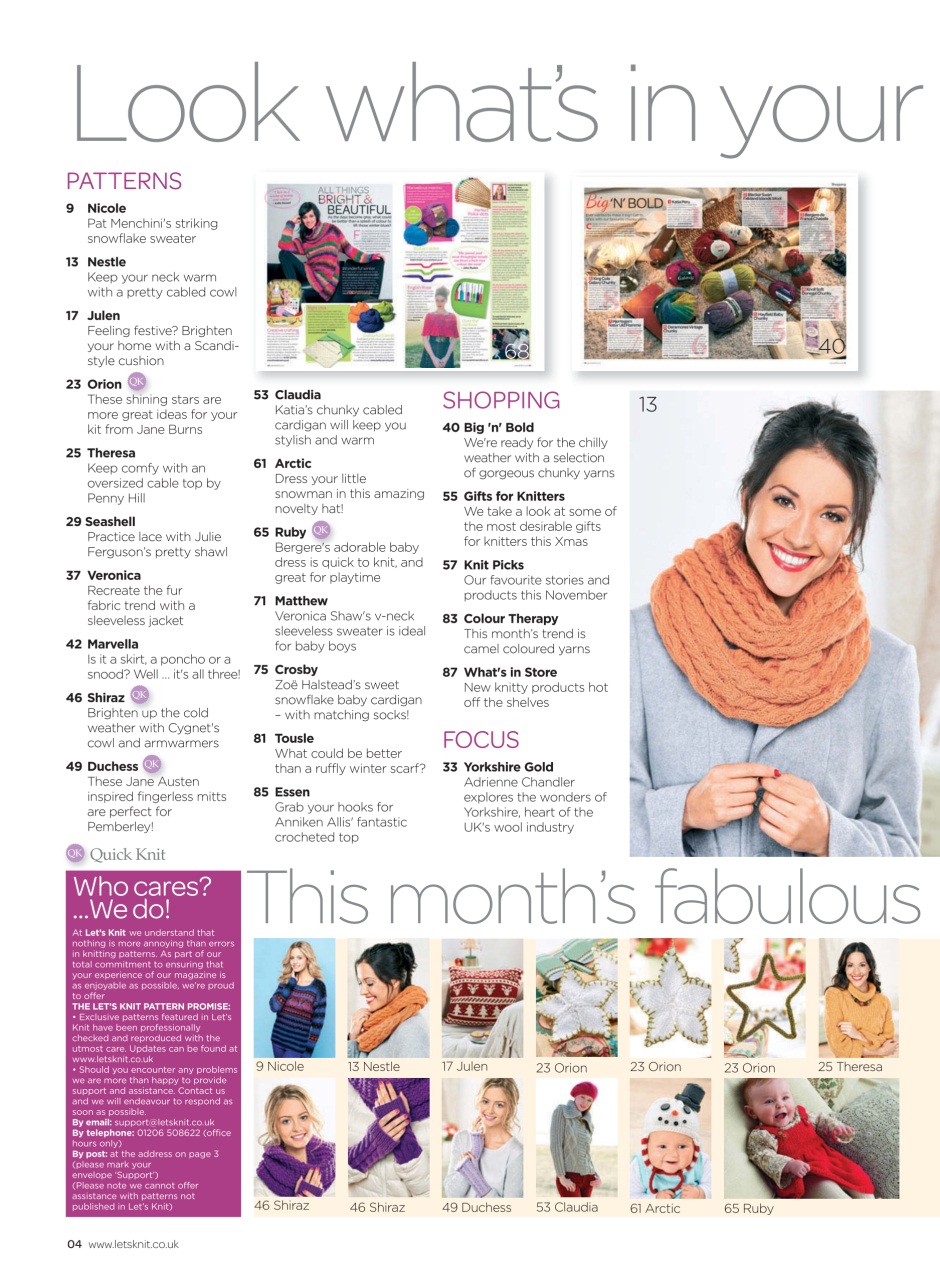 Let's Knit Preview Pages