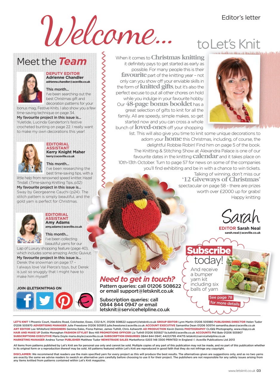 Let's Knit Preview Pages