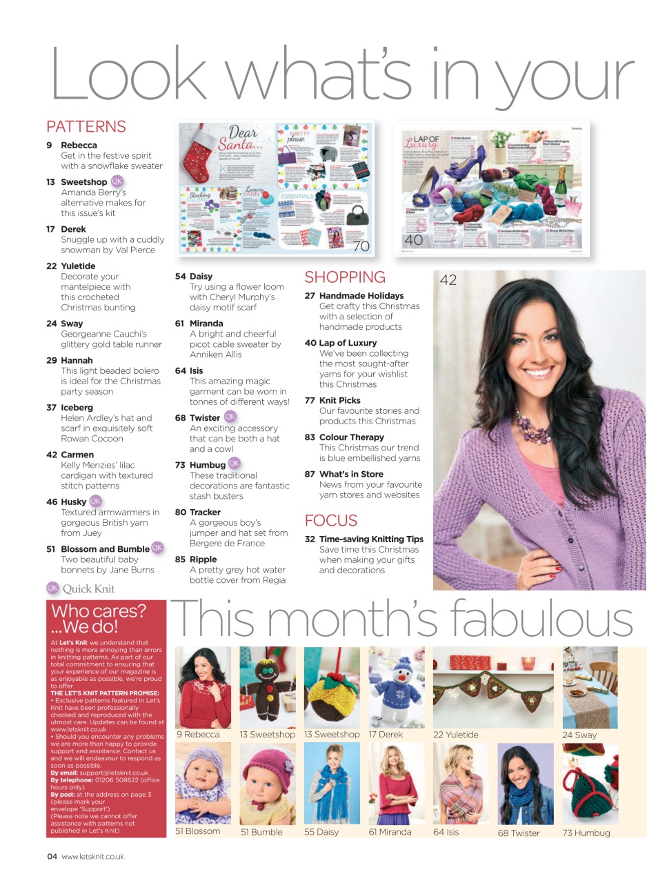 Let's Knit Preview Pages