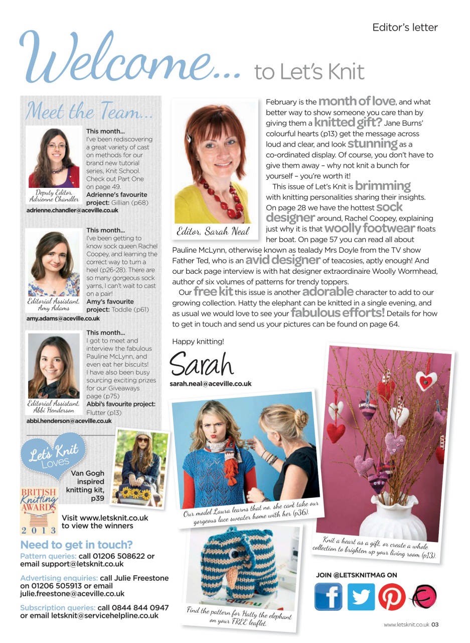 Let's Knit Preview Pages