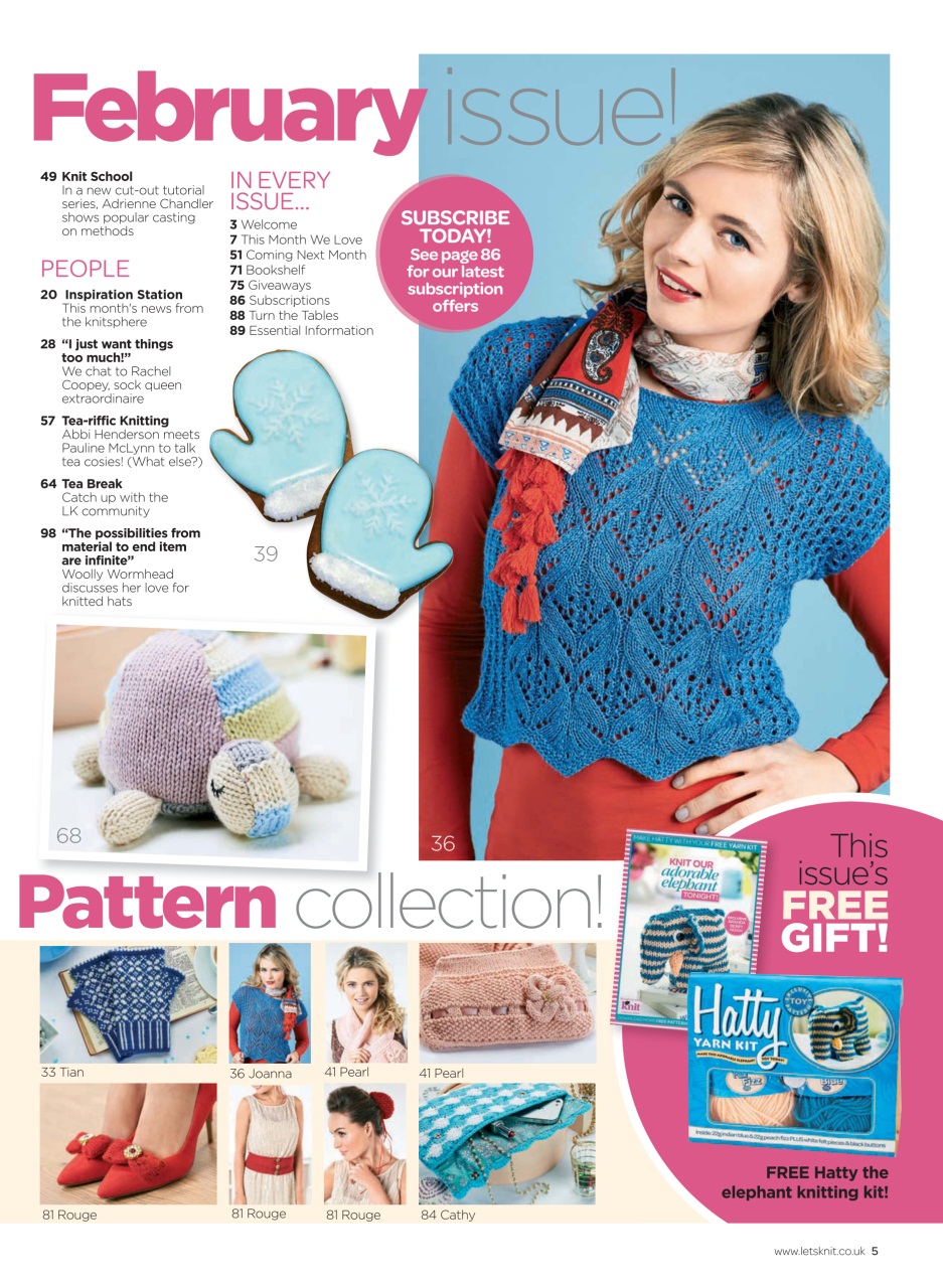 Let's Knit Preview Pages