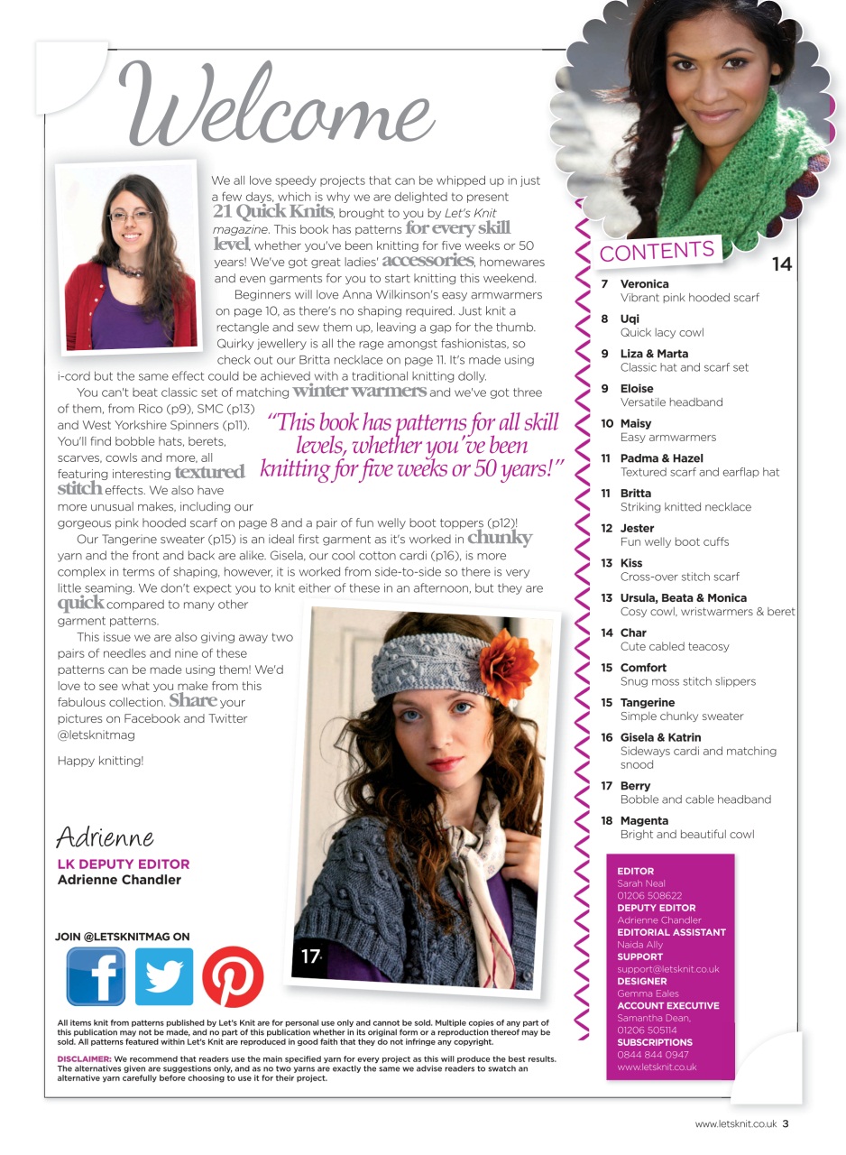 Let's Knit Preview Pages