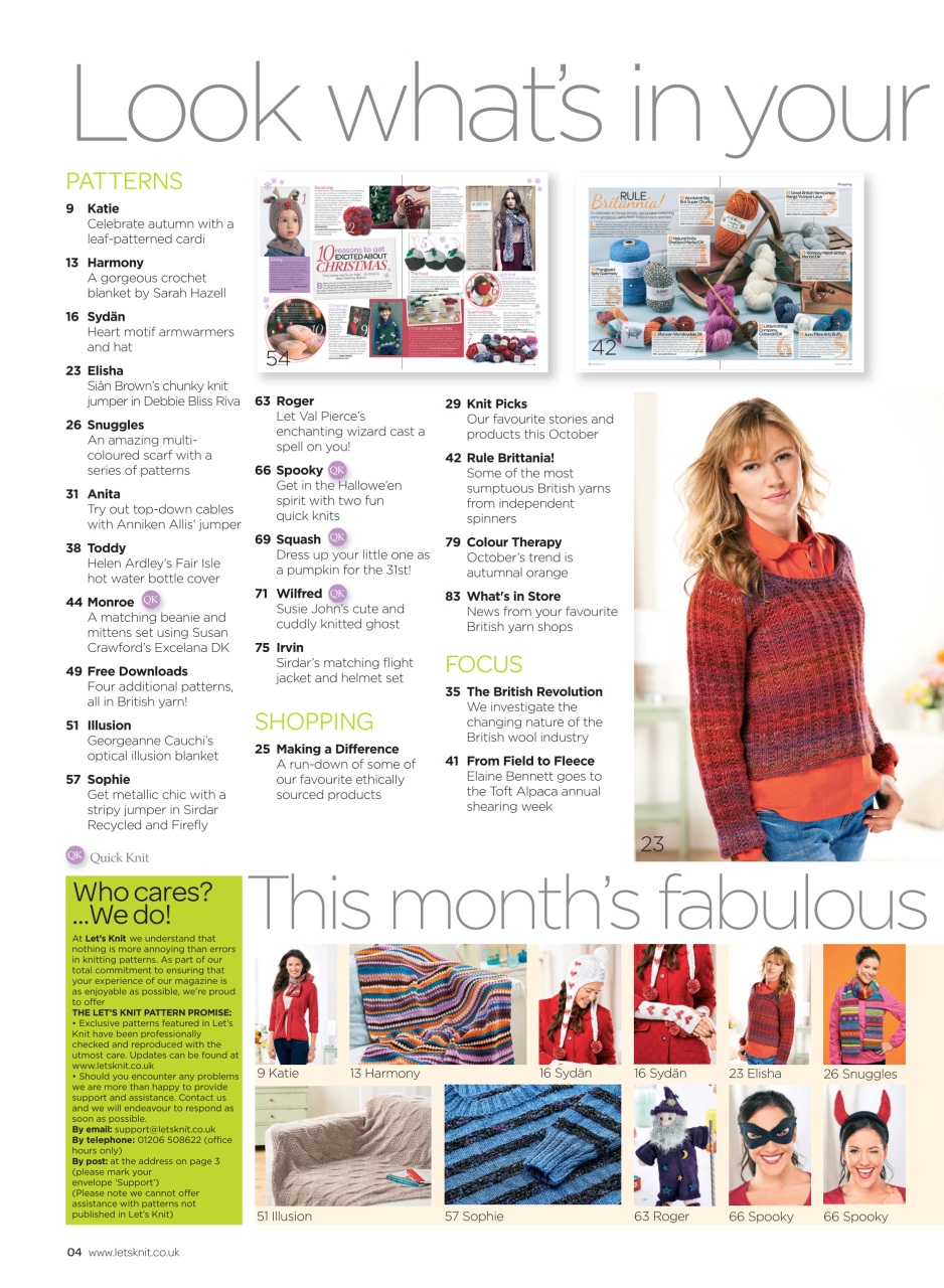 Let's Knit Preview Pages