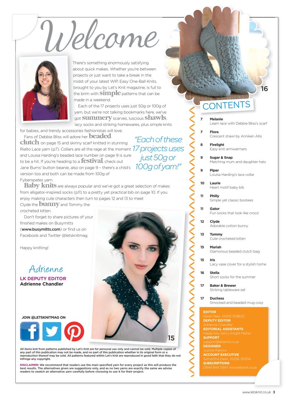 Let's Knit Preview Pages