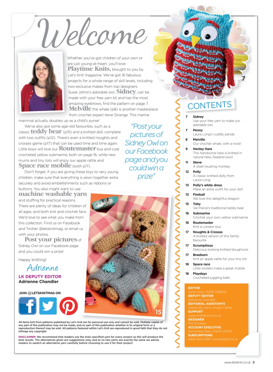 Let's Knit Preview Pages