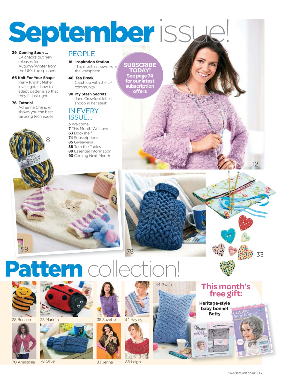 Let's Knit Preview Pages