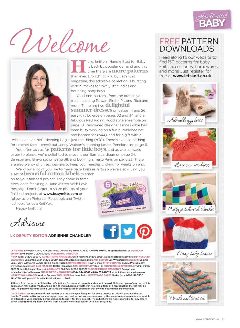 Let's Knit Preview Pages