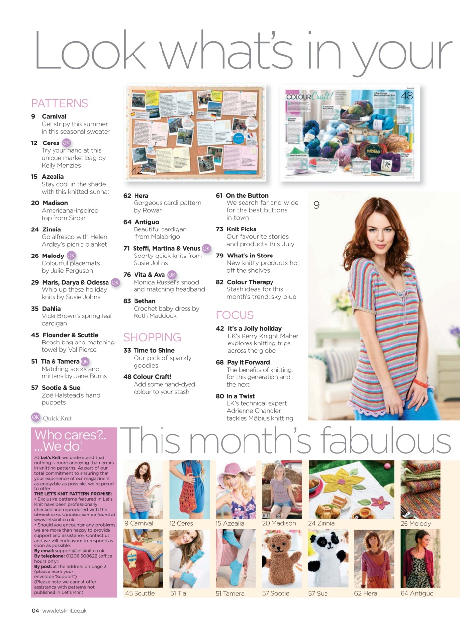 Let's Knit Preview Pages