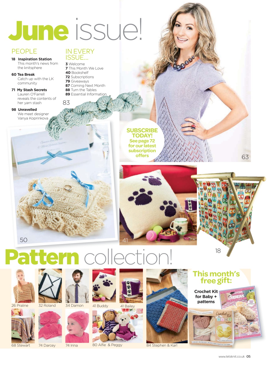 Let's Knit Preview Pages