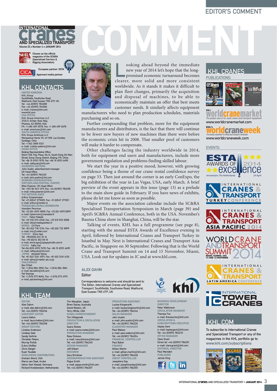 Int. Cranes and Specialized Transp Preview Pages