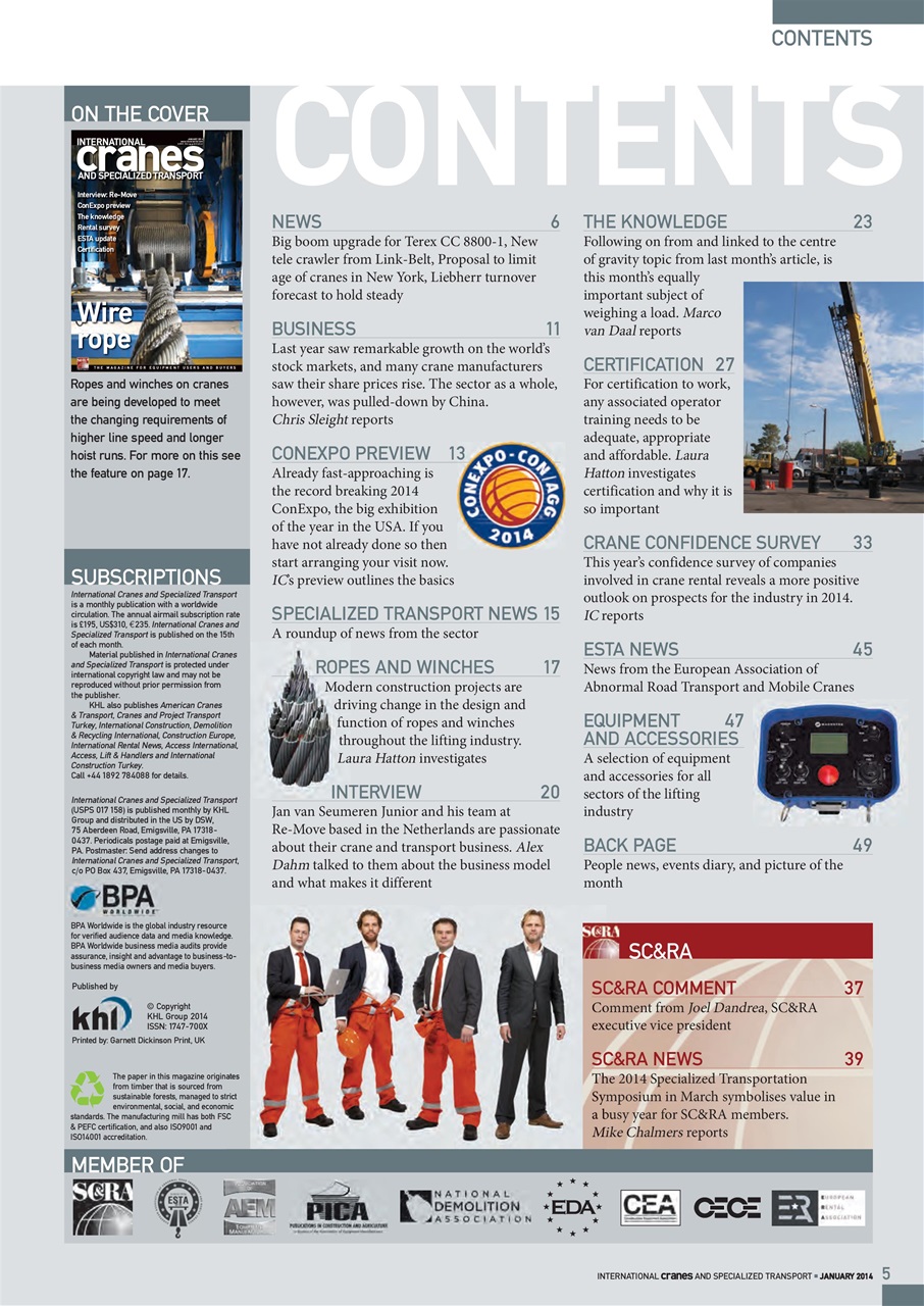 Int. Cranes and Specialized Transp Preview Pages