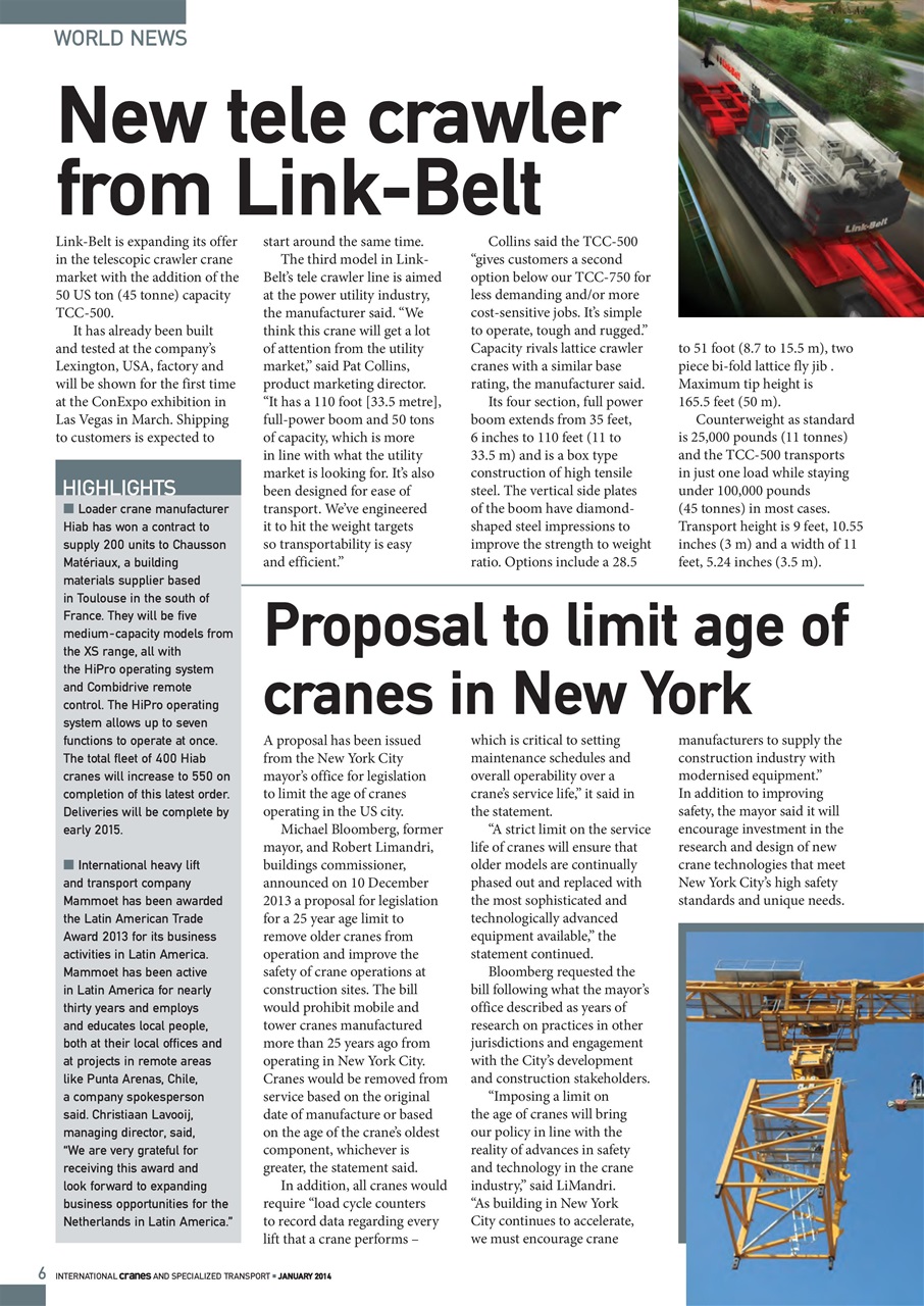 Int. Cranes and Specialized Transp Preview Pages