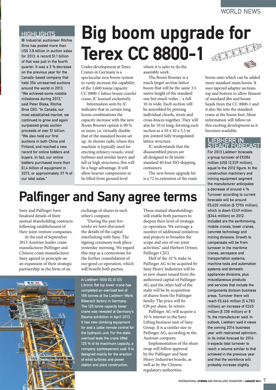 Int. Cranes and Specialized Transp Preview Pages