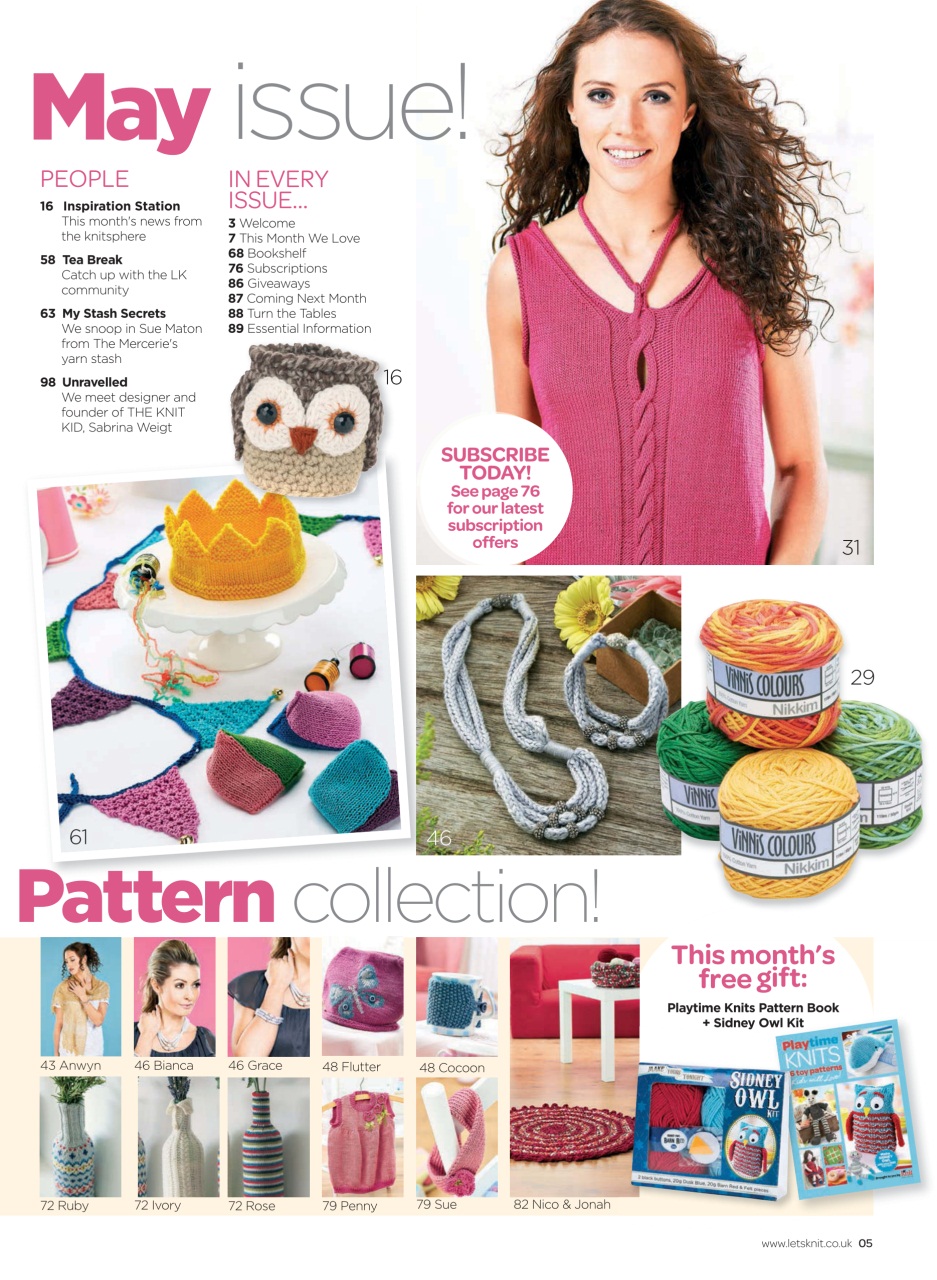 Let's Knit Preview Pages