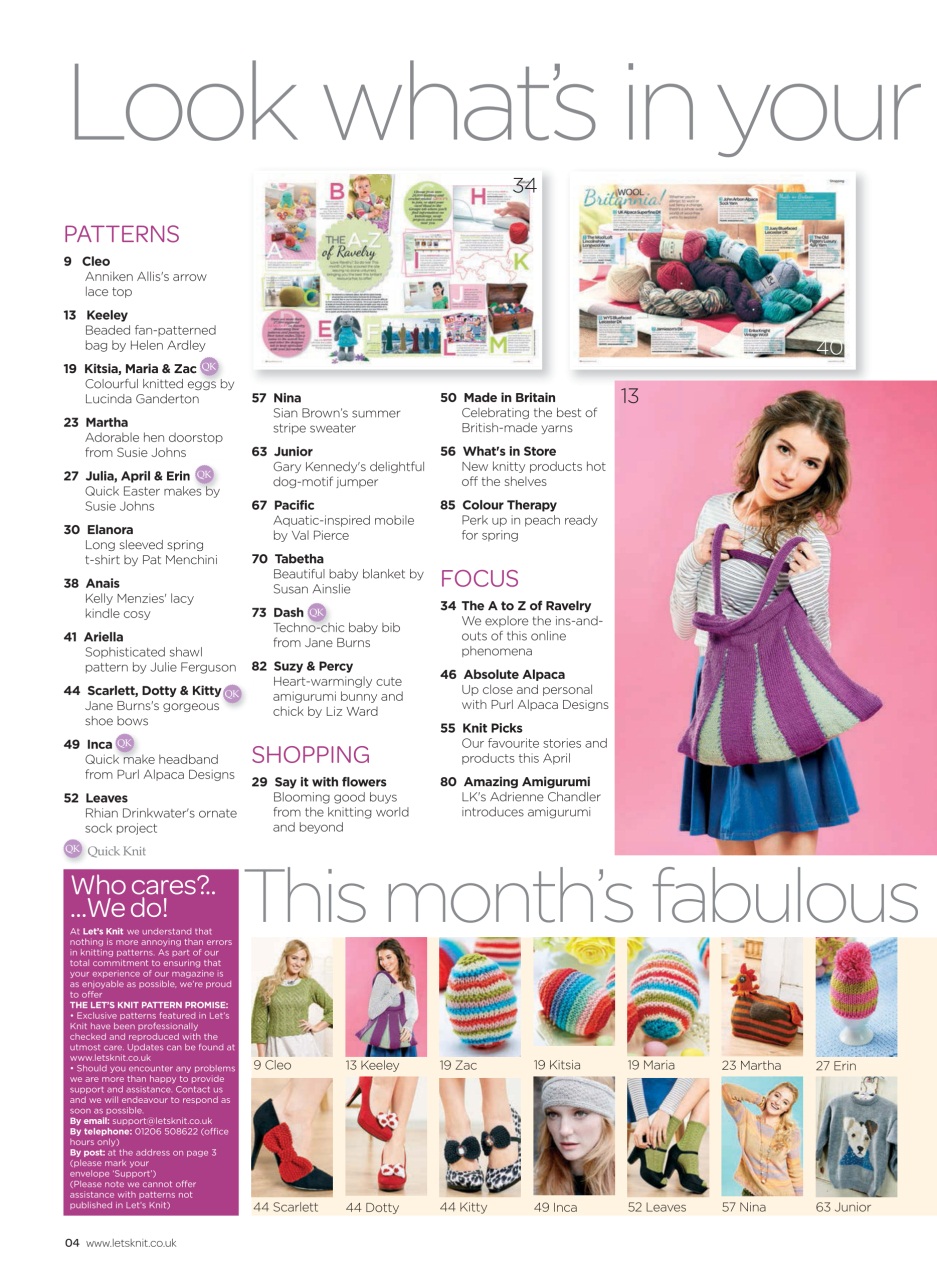 Let's Knit Preview Pages