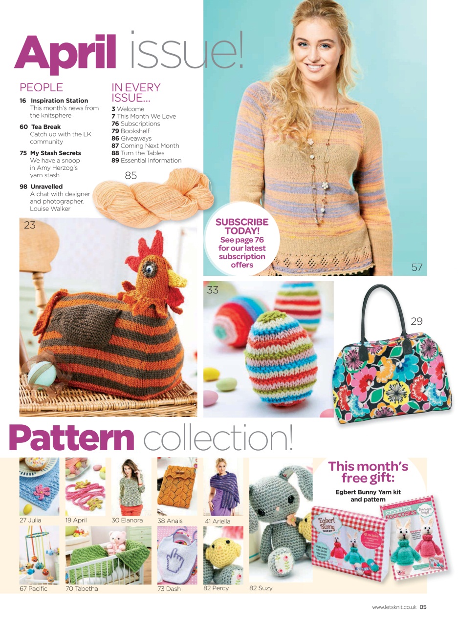 Let's Knit Preview Pages