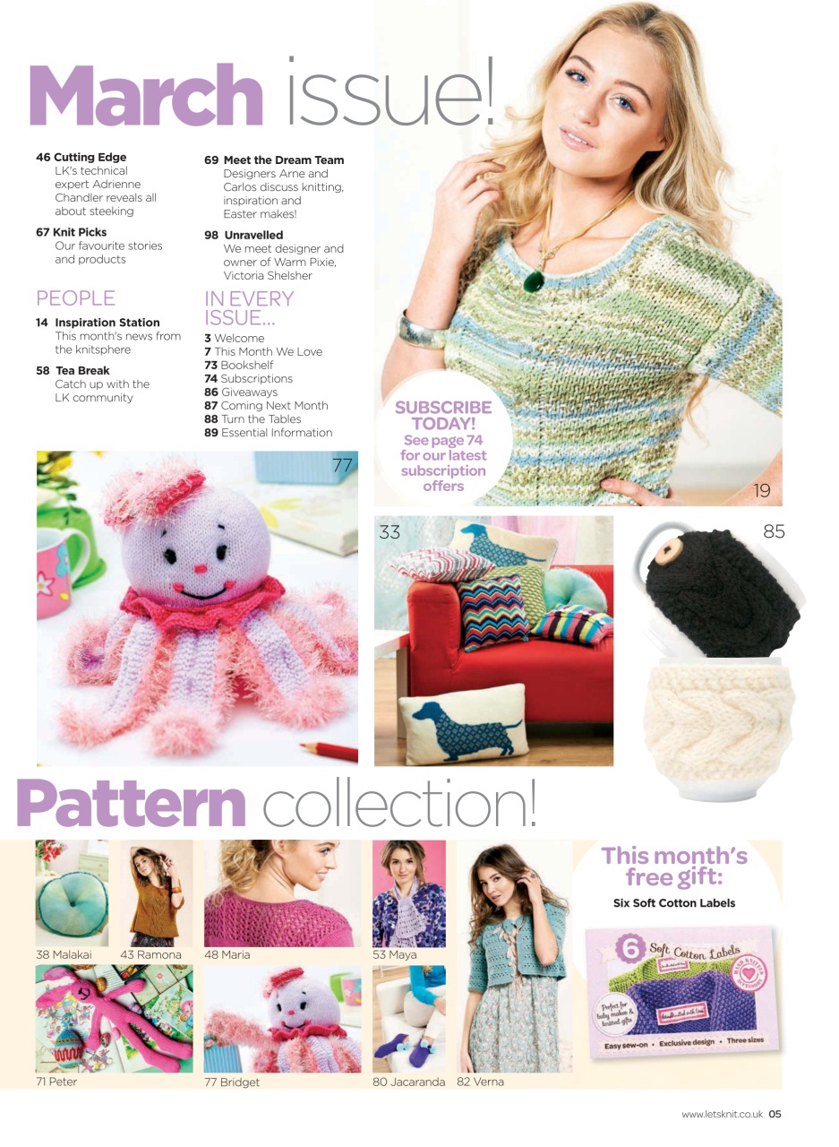 Let's Knit Preview Pages