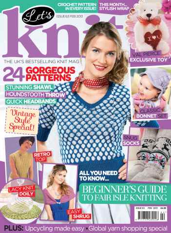 Let's Knit issue Febraury 2013