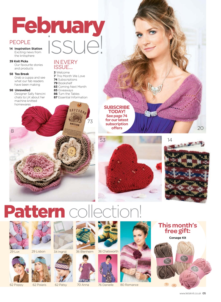 Let's Knit Preview Pages