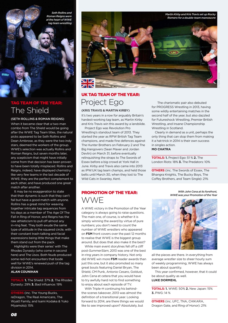 Wrestletalk Magazine Preview Pages