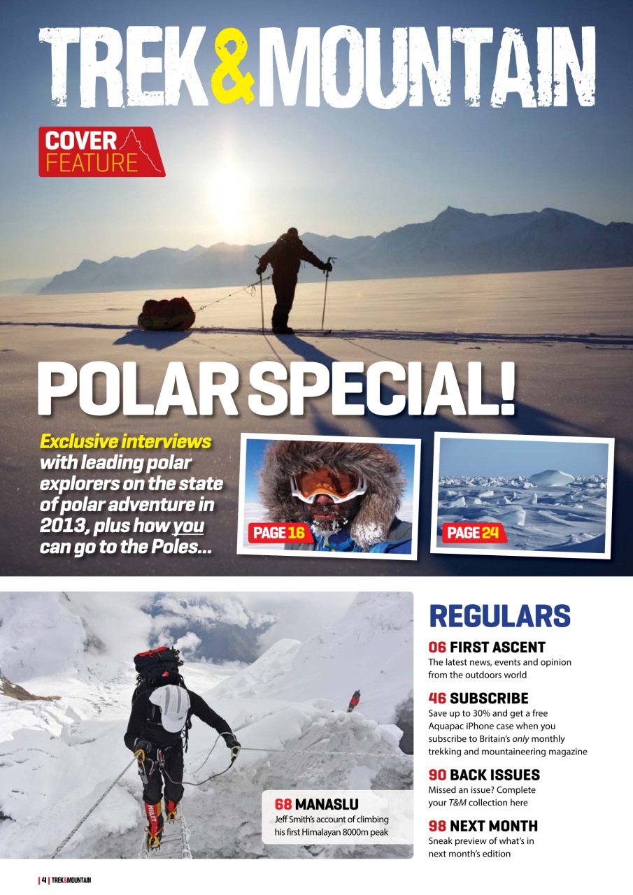 Trek & Mountain Magazine Preview Pages