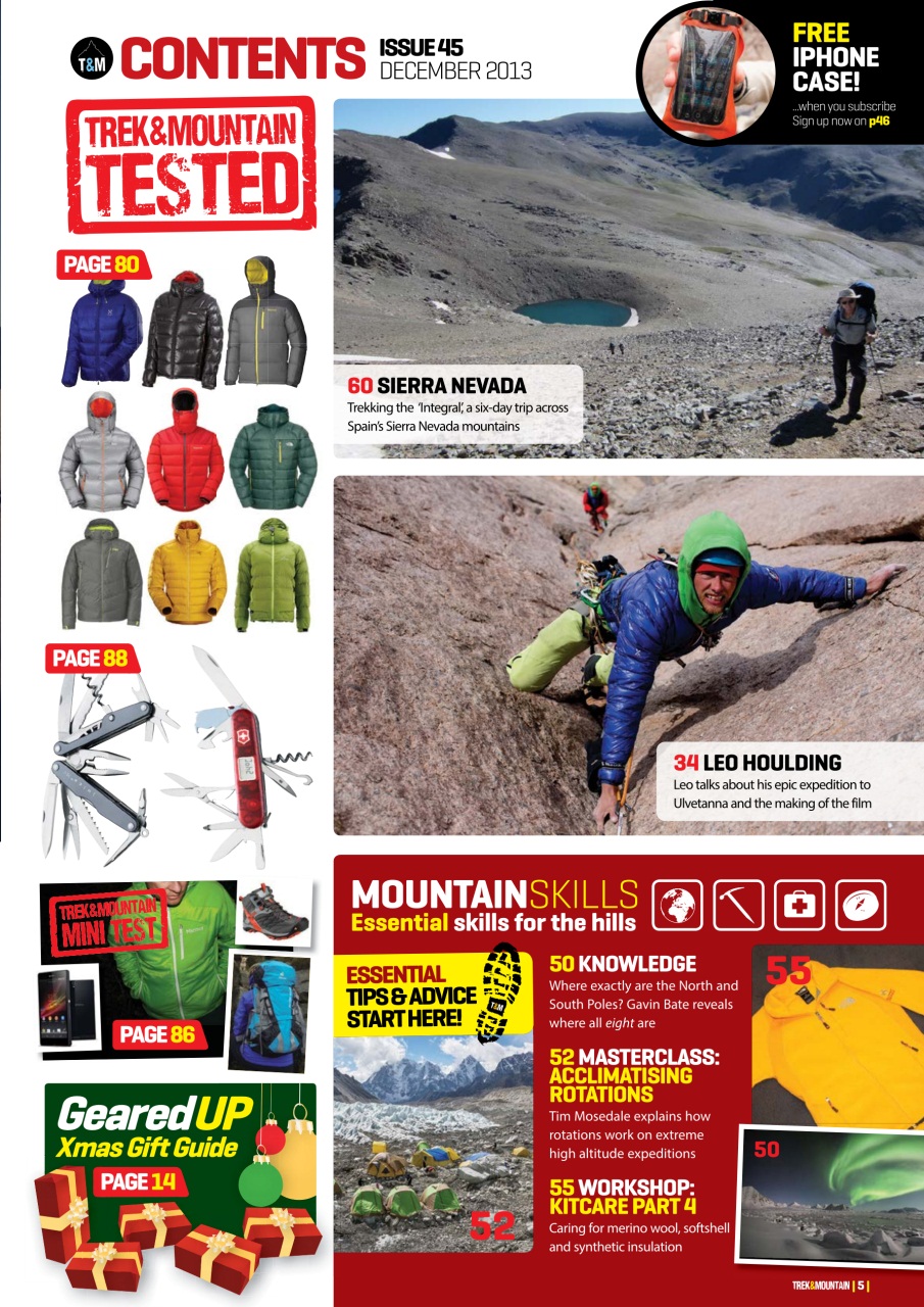 Trek & Mountain Magazine Preview Pages