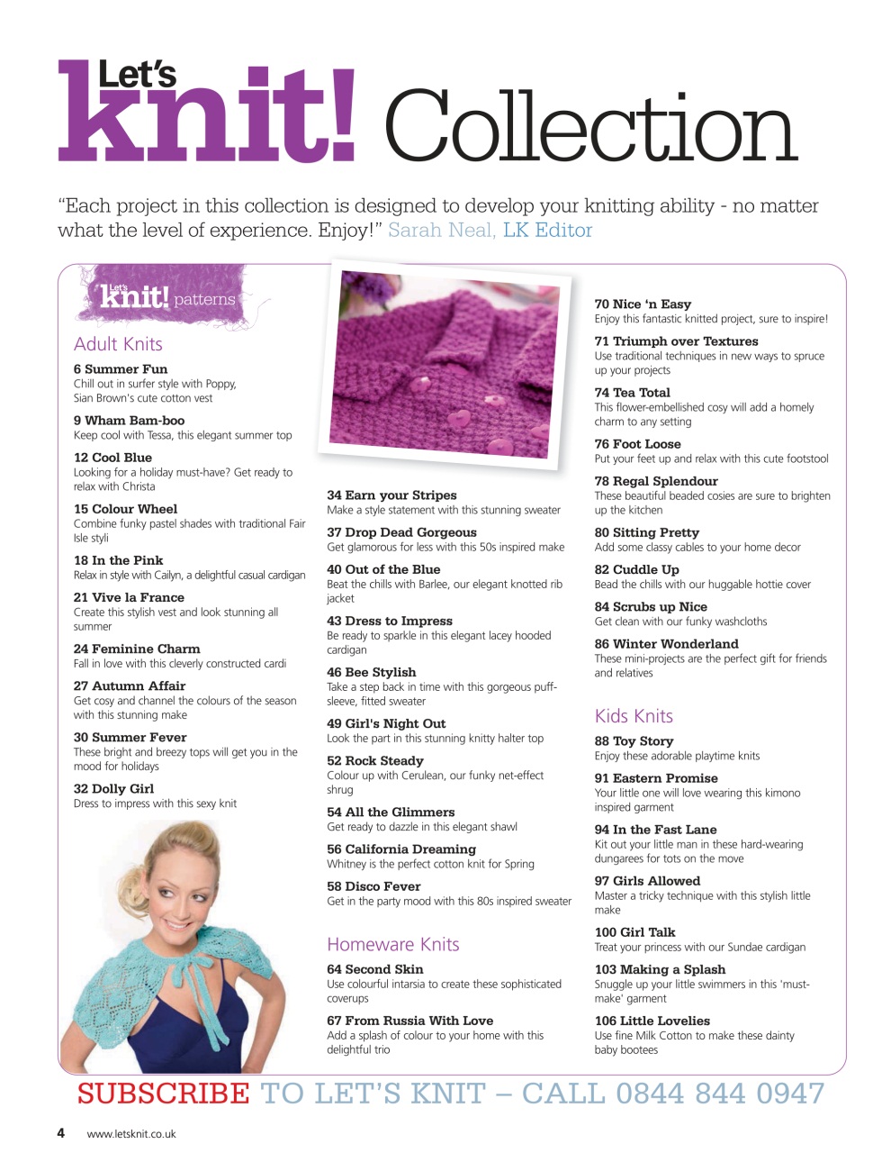 Let's Knit Preview Pages