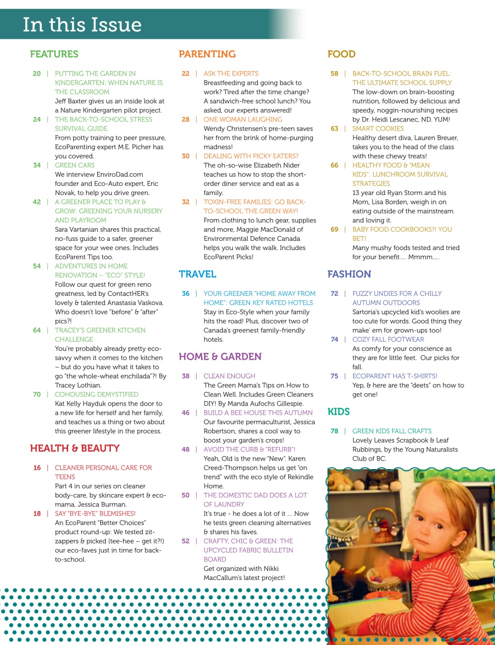 Ecoparent Magazine Preview Pages