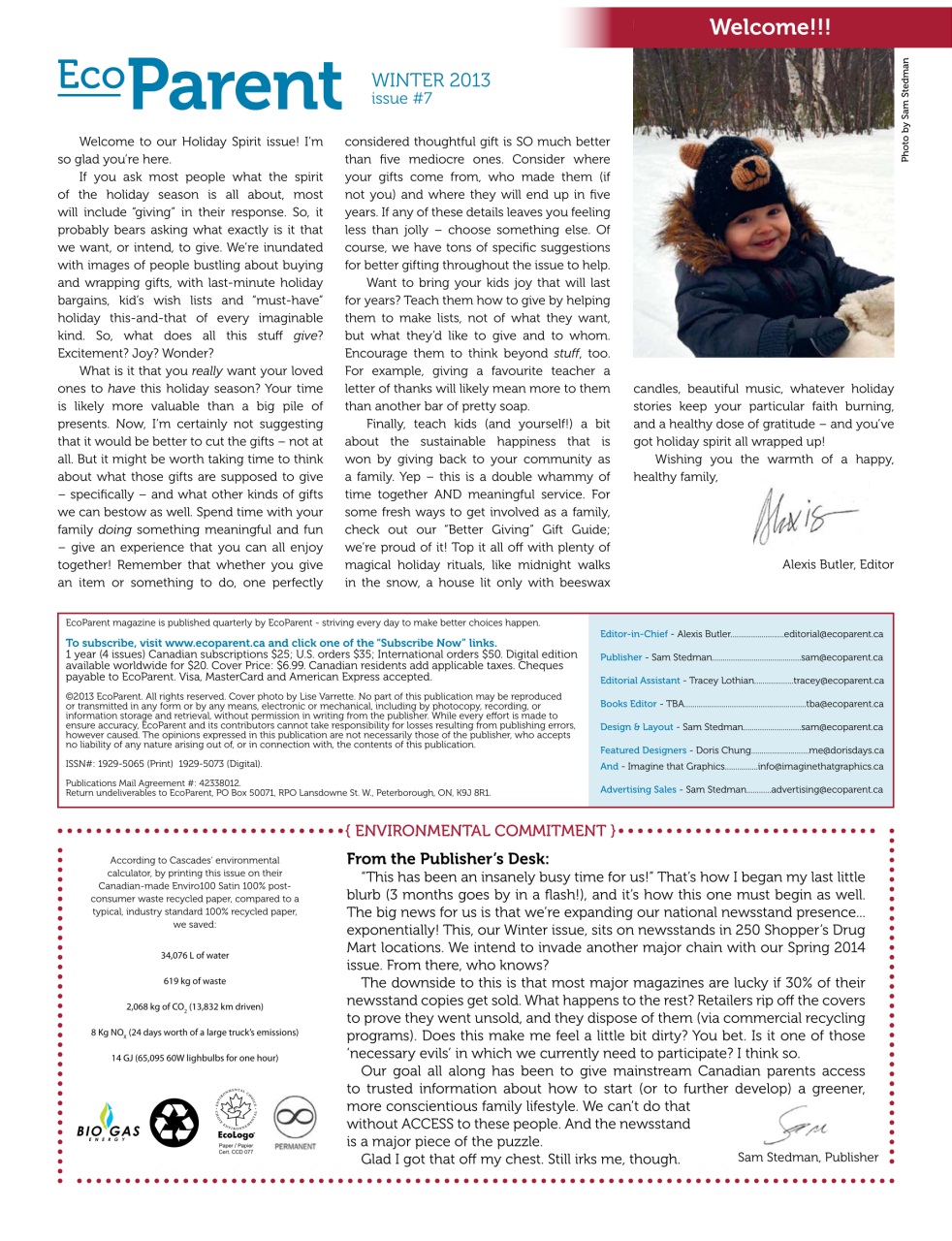 Ecoparent Magazine Preview Pages