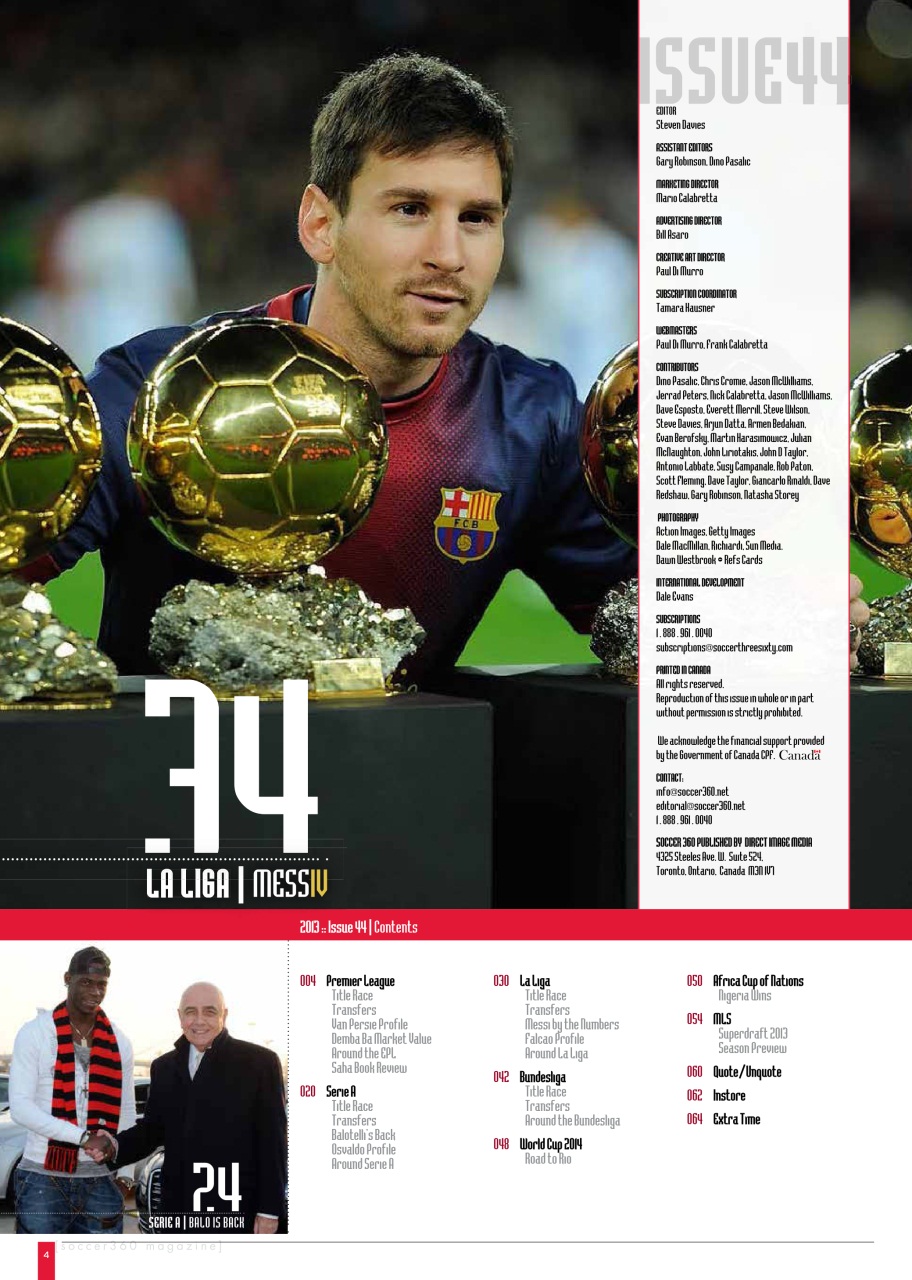 Soccer 360 Preview Pages