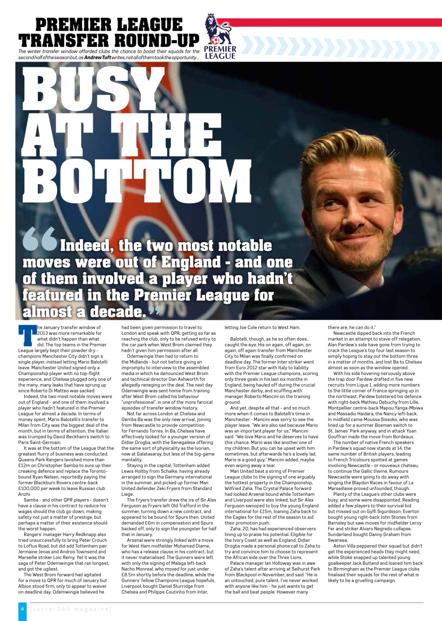 Soccer 360 Preview Pages