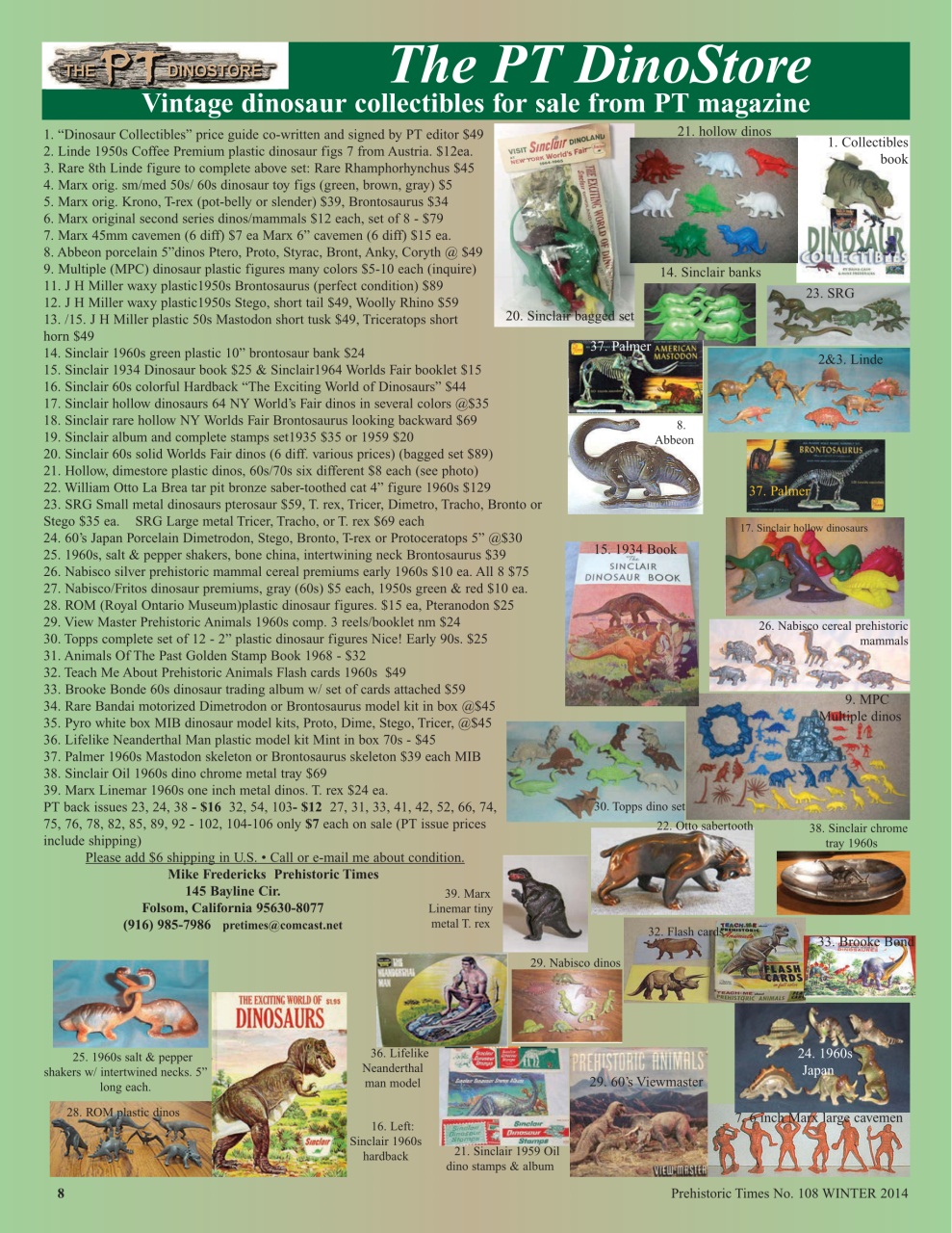 Prehistoric Times Preview Pages