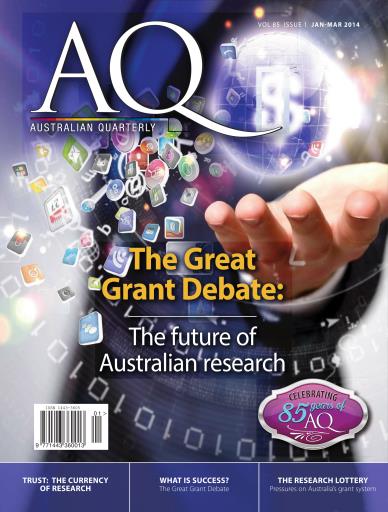 AQ: Australian Quarterly issue 