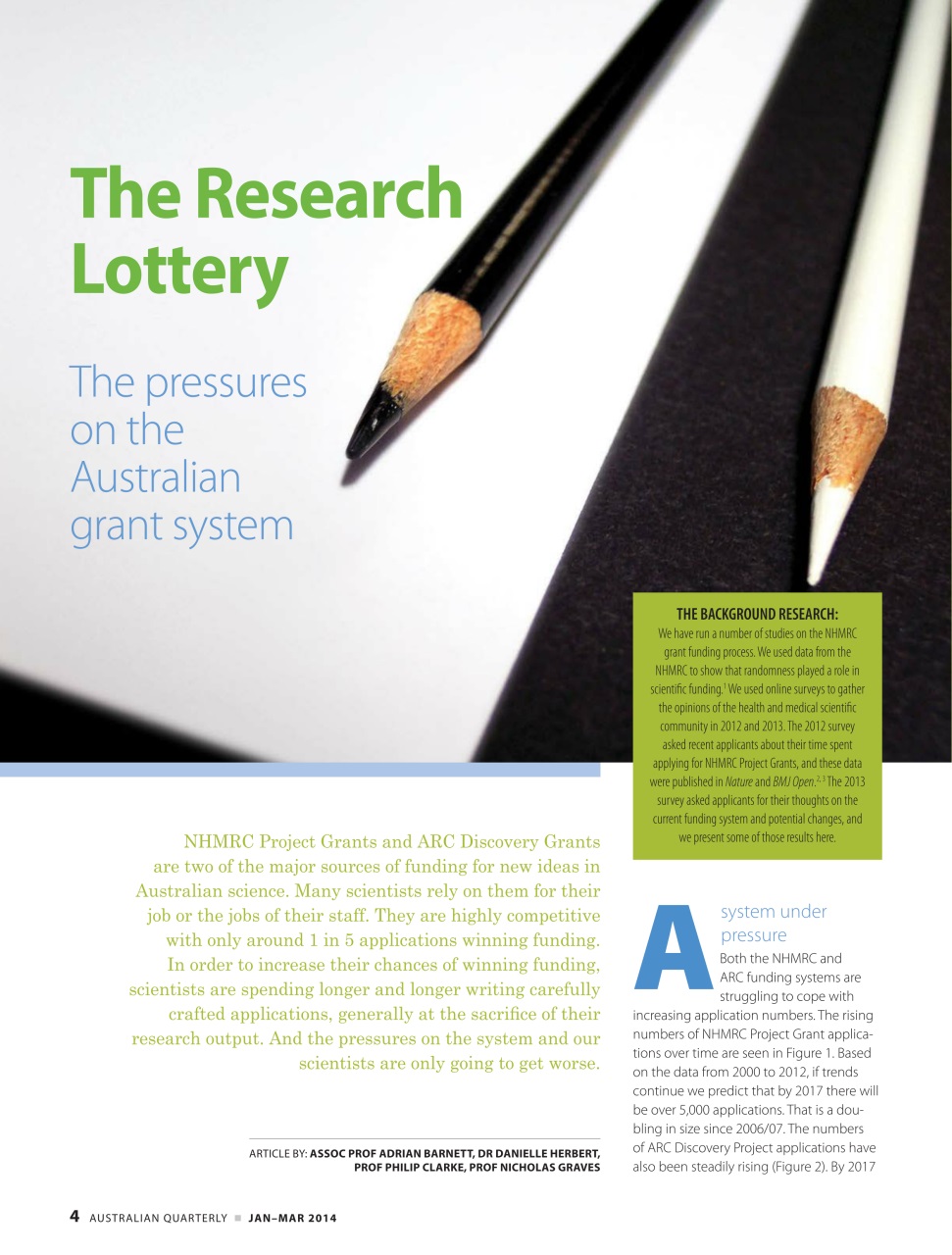 AQ: Australian Quarterly Preview Pages