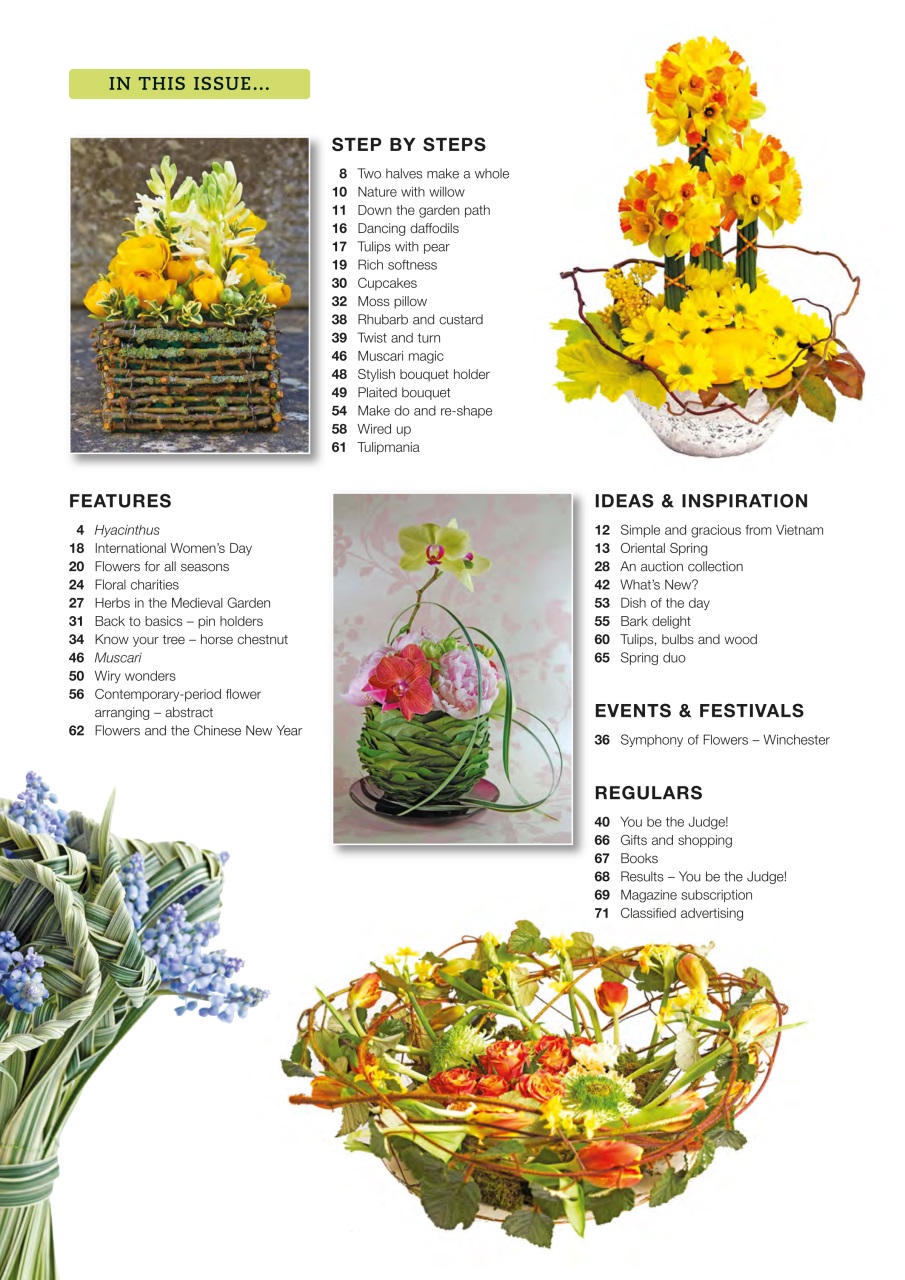 The Flower Arranger Preview Pages