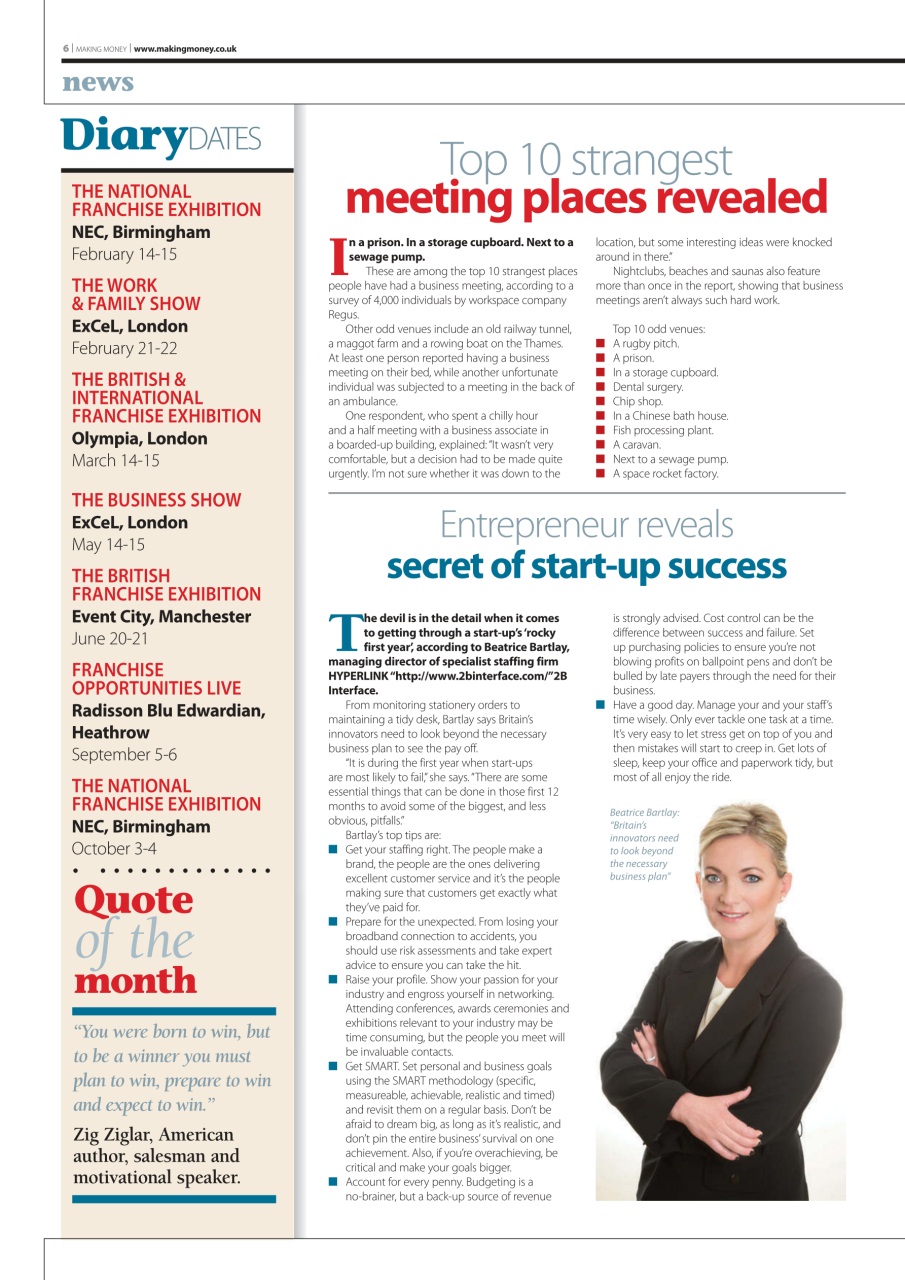 Making Money Preview Pages