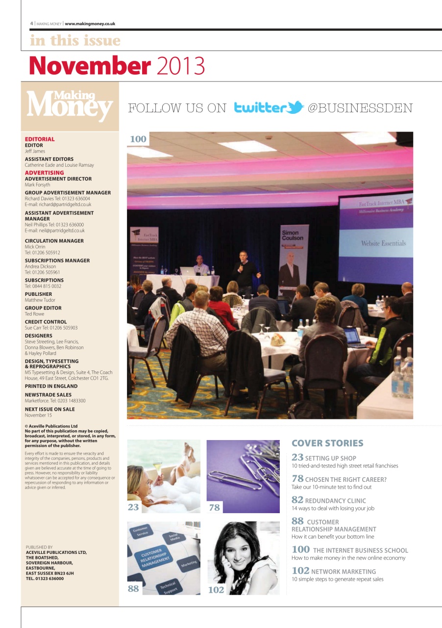 Making Money Preview Pages