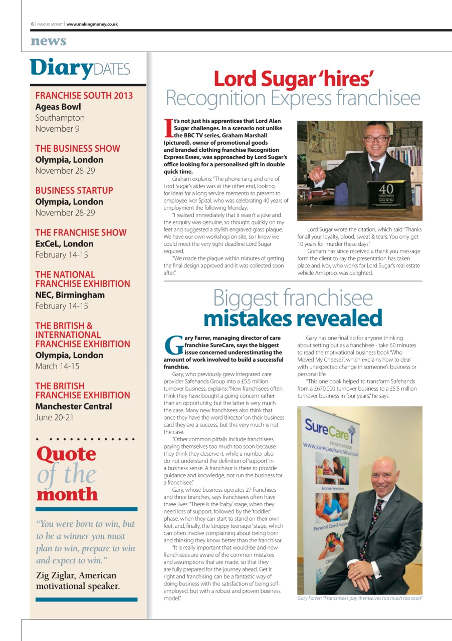 Making Money Preview Pages