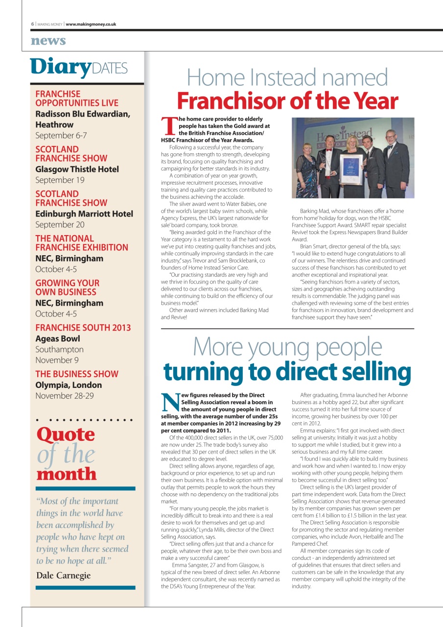 Making Money Preview Pages