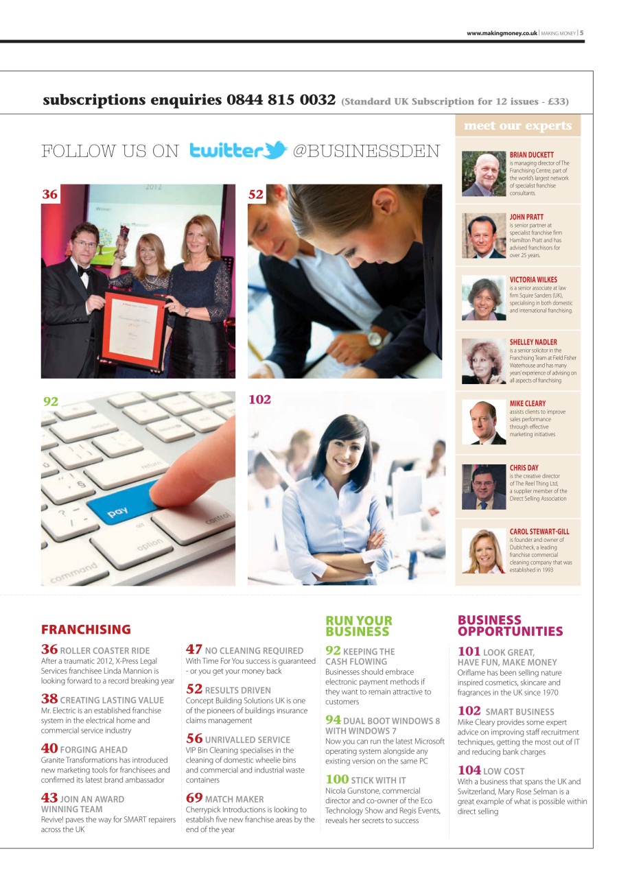 Making Money Preview Pages