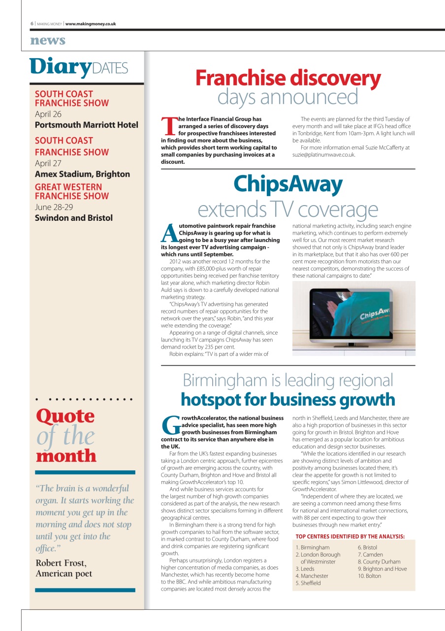 Making Money Preview Pages