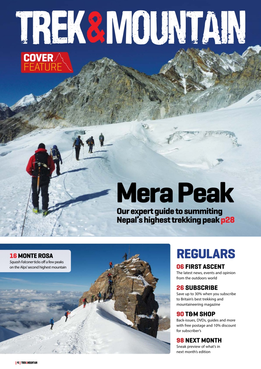 Trek & Mountain Magazine Preview Pages