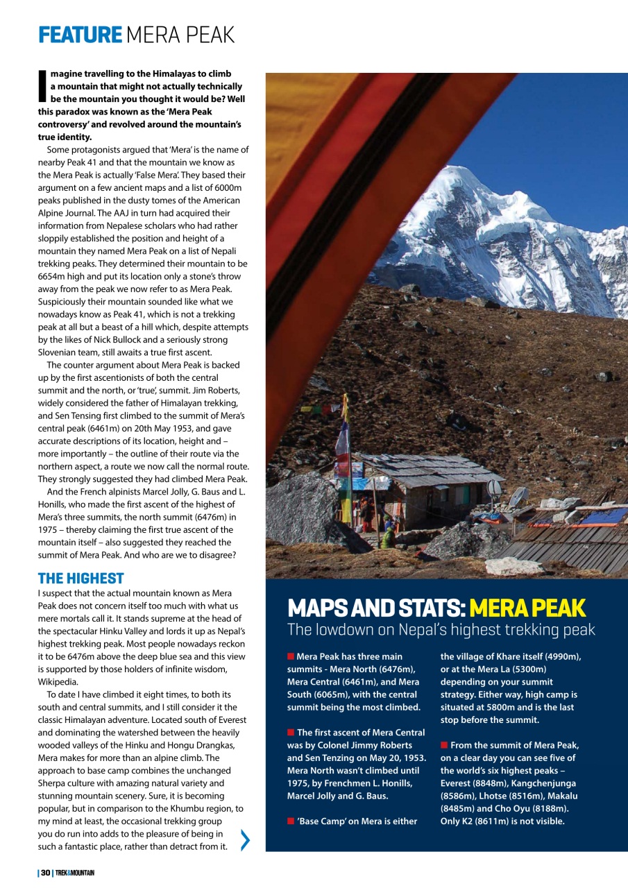 Trek & Mountain Magazine Preview Pages