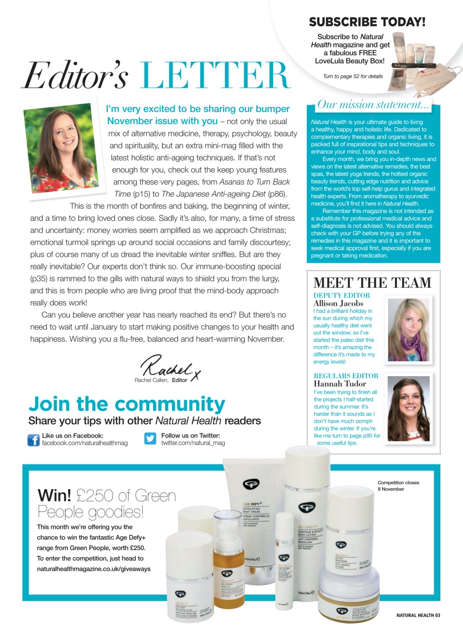 Natural Health Preview Pages