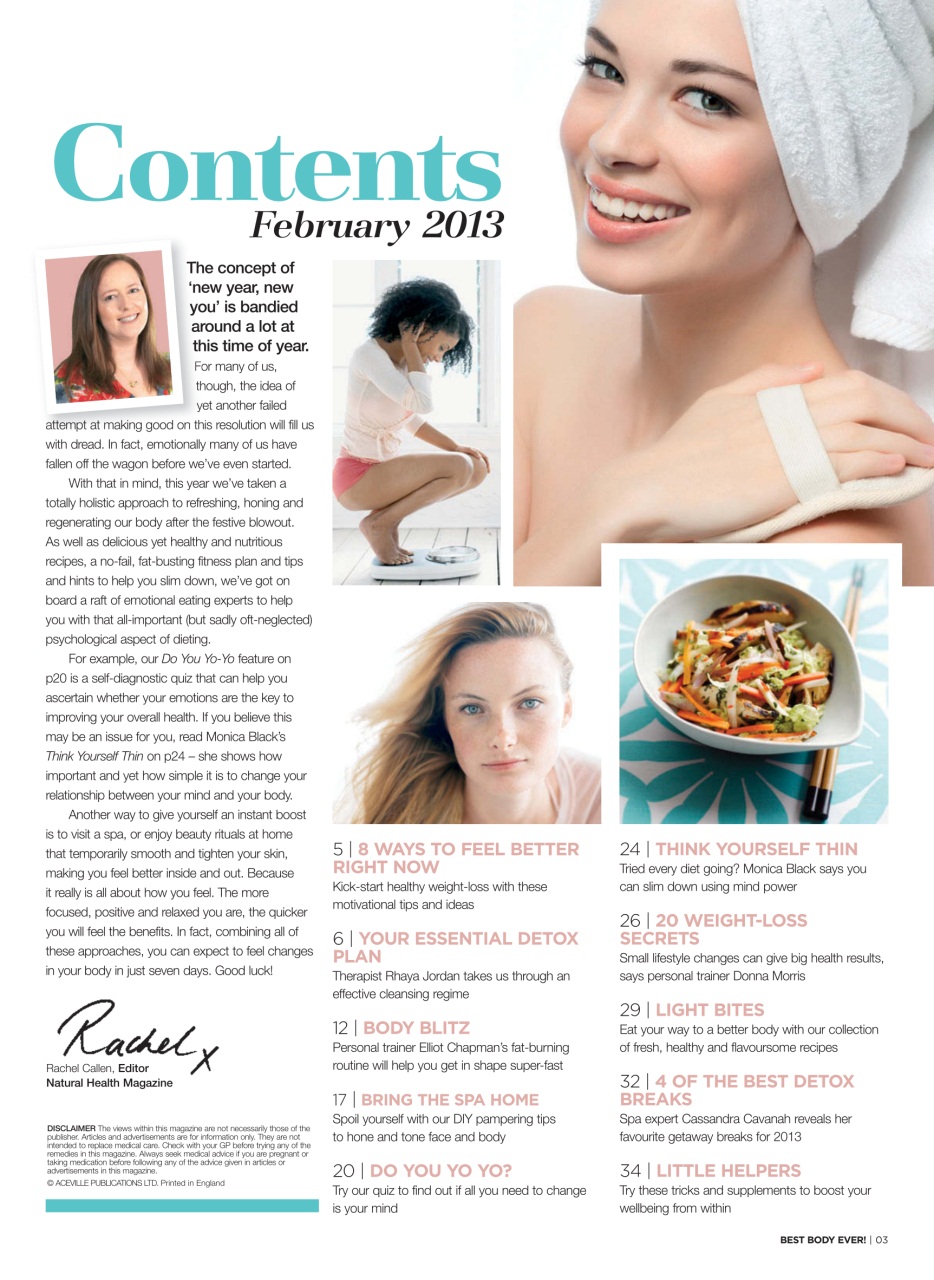 Natural Health Preview Pages