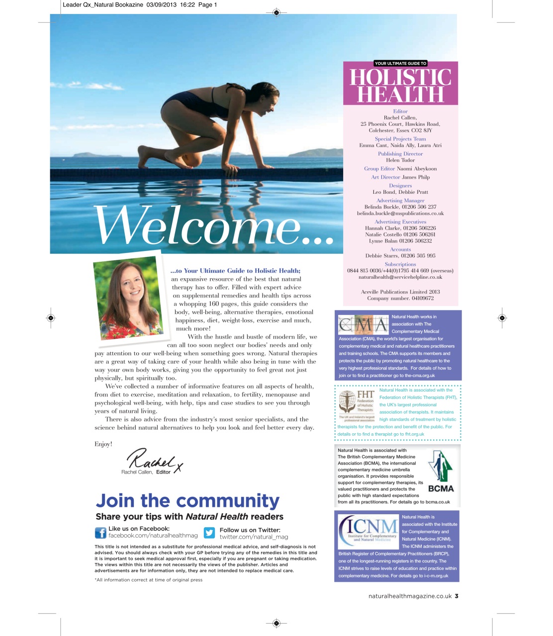 Natural Health Preview Pages