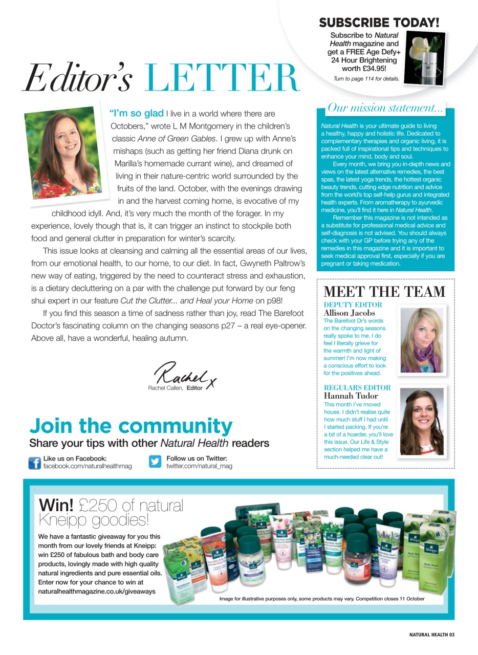 Natural Health Preview Pages