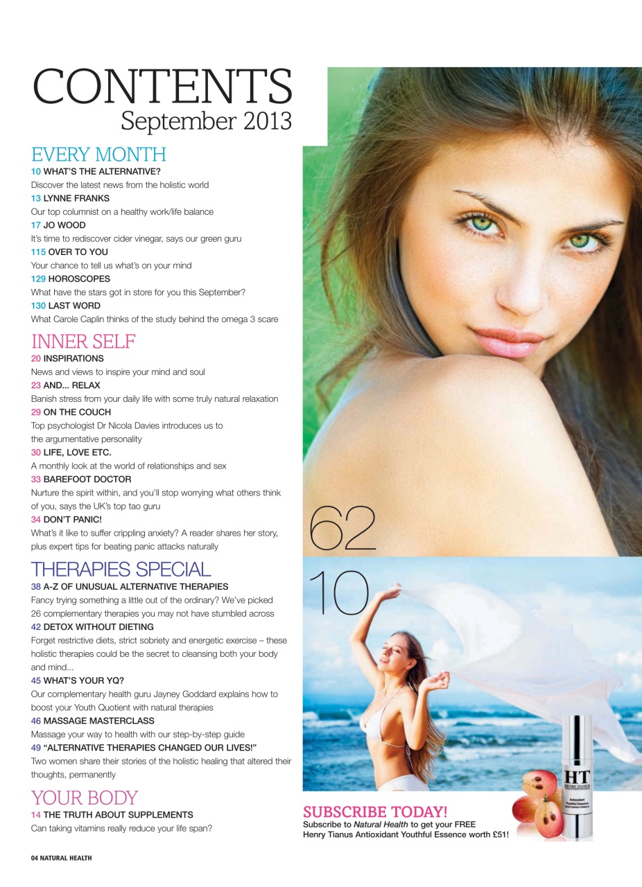 Natural Health Preview Pages